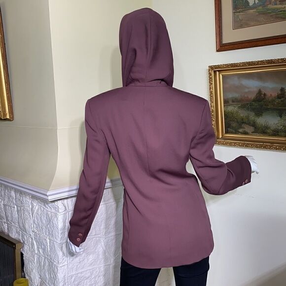 Gianfranco Laura Double Breasted Hooded Blazer - Picture 5 of 16